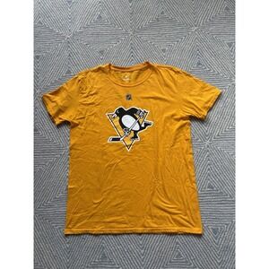 Fanatics Kris Letang Pittsburgh Penguins T-Shirt‎ Jersey - Yellow - Large